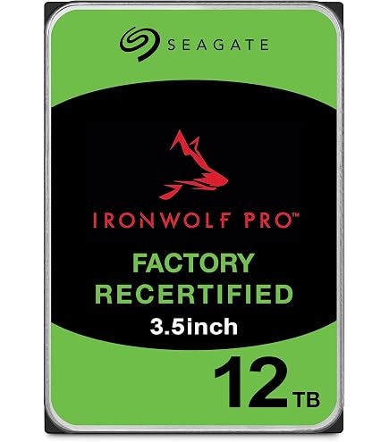 Amazon | Seagate IronWolf Pro 12TB Enterprise NAS Internal HDD